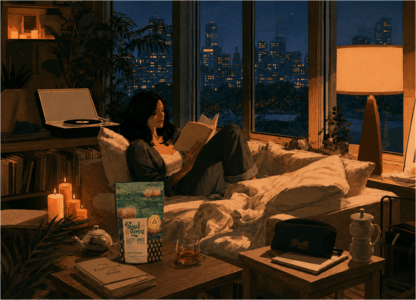 Dinner for one. Couch for one. Entire remote control for one. 😌✨ Turns out, spending time with your favorite person (you) can be pretty great. Here's to making your evening ritual exactly what you need.